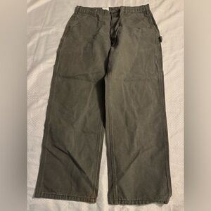 Carhartt B11-MOS 38x31 Green carpenter pants